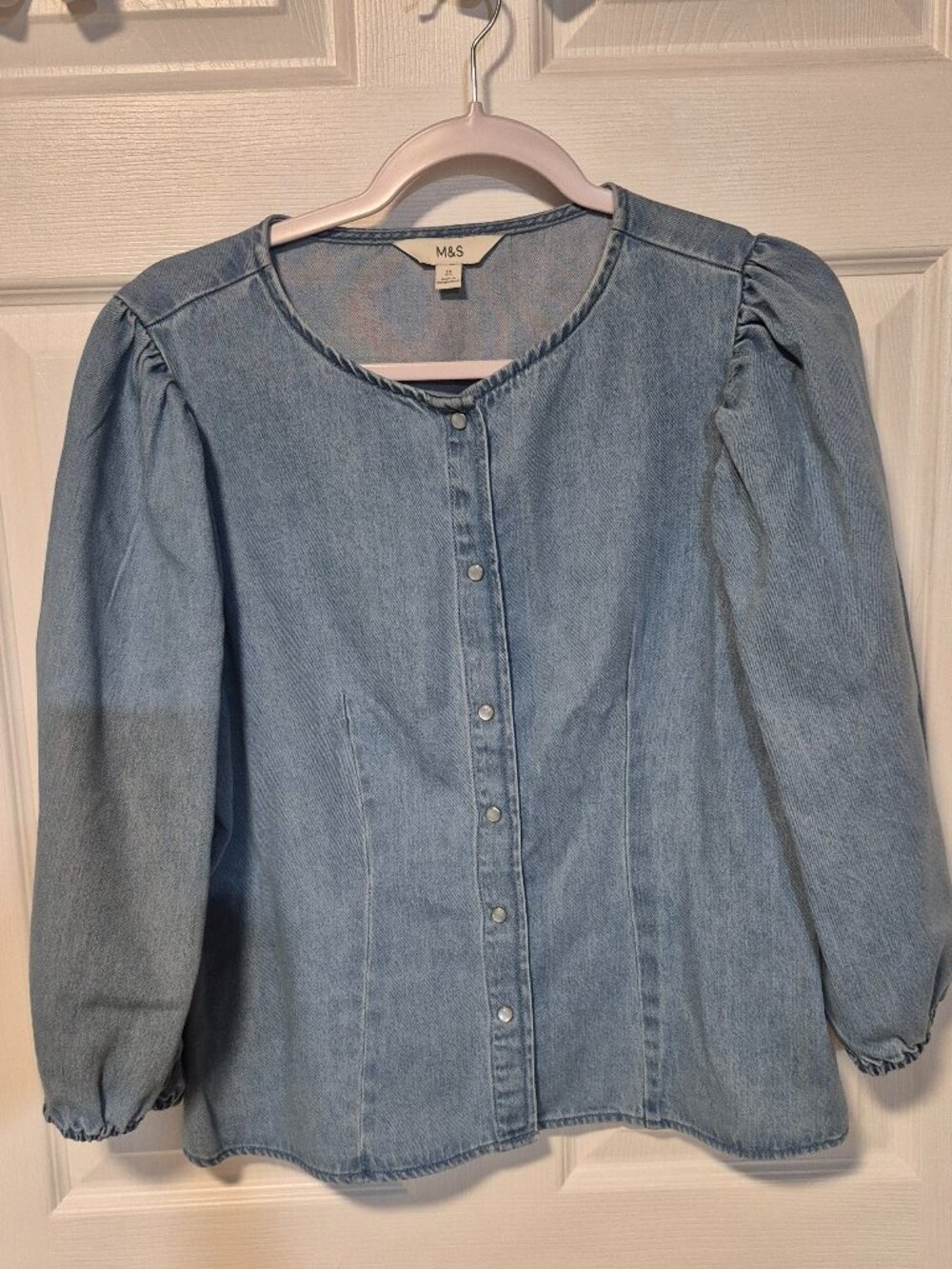 MARKS AND SPENCER - Denim - Flattering Top. Size 12.